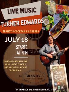 Live at Brandy's Cocktail's & Creepes: Turner Edwards